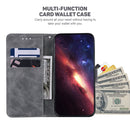For Samsung Galaxy A03 166mm Geometric Embossed Leather Phone Case(Grey)