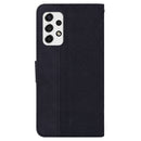 For Samsung Galaxy A53 5G Geometric Embossed Leather Phone Case(Black)