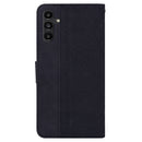 For Samsung Galaxy A13 5G Geometric Embossed Leather Phone Case(Black)