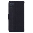 For Samsung Galaxy A51 Geometric Embossed Leather Phone Case(Black)