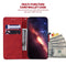 For Samsung Galaxy A51 Geometric Embossed Leather Phone Case(Red)