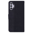 For Samsung Galaxy A32 5G Geometric Embossed Leather Phone Case(Black)