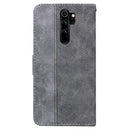 For Xiaomi Redmi Note 8 Pro Geometric Embossed Leather Phone Case(Grey)