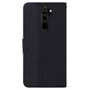 For Xiaomi Redmi Note 8 Pro Geometric Embossed Leather Phone Case(Black)