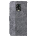 For Xiaomi Redmi Note 9 Pro / Note 9S Geometric Embossed Leather Phone Case(Grey)
