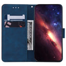For Xiaomi Redmi Note 9 Pro / Note 9S Geometric Embossed Leather Phone Case(Blue)