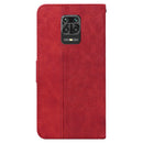 For Xiaomi Redmi Note 9 Pro / Note 9S Geometric Embossed Leather Phone Case(Red)