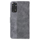 For Xiaomi Redmi Note 11 / Note 11S Geometric Embossed Leather Phone Case(Grey)