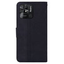 For Xiaomi Redmi 10C Geometric Embossed Leather Phone Case(Black)