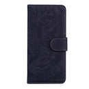 For Motorola Edge 30 Pro Tiger Embossing Pattern Horizontal Flip Leather Phone Case(Black)