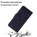 For Motorola Moto G22 Tiger Embossing Pattern Horizontal Flip Leather Phone Case(Black)