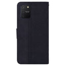 For Samsung Galaxy S10 Lite / A91 Geometric Embossed Leather Phone Case(Black)