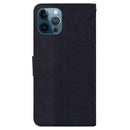 Geometric Embossed Leather Phone Case For iPhone 12 Pro Max(Black)