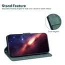 Geometric Embossed Leather Phone Case For iPhone SE 2022 / SE 2020 / 8 / 7(Green)