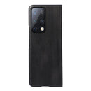 For Huawei Mate X2 Yellow Cow Texture PU Phone Case(Black)