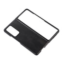 For Huawei Mate X2 Yellow Cow Texture PU Phone Case(Black)