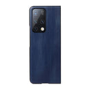 For Huawei Mate X2 Yellow Cow Texture PU Phone Case(Blue)