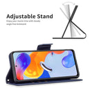 For Xiaomi Redmi Note 11 Pro International Version Lambskin Texture Pure Color Horizontal Flip Leather Phone Case(Blue)