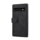For Google Pixel 6a Retro Frosted Horizontal Flip Leather Phone Case(Black)