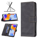 For Xiaomi Redmi Note 11 Pro International Version Magnetic Clasp RFID Blocking Anti-Theft Leather Case(Black)