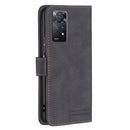 For Xiaomi Redmi Note 11 Pro International Version Magnetic Clasp RFID Blocking Anti-Theft Leather Case(Black)