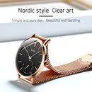 OLEVS 5190 Women Waterproof Ultra-thin Small Dial Quartz Watch(Rose Gold)