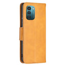 For Nokia G21 / G11 Retro Lambskin Texture Leather Phone Case(Yellow)