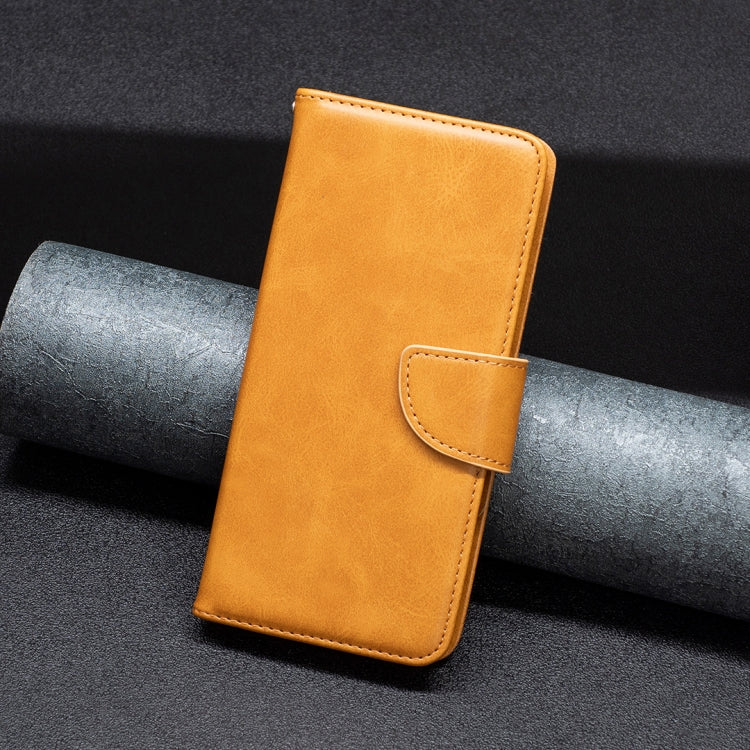 For Nokia G21 / G11 Retro Lambskin Texture Leather Phone Case(Yellow)