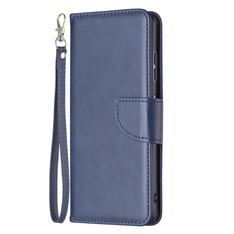 For Nokia G21 / G11 Retro Lambskin Texture Leather Phone Case(Blue)