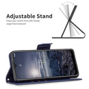 For Nokia G21 / G11 Retro Lambskin Texture Leather Phone Case(Blue)