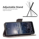 For Nokia G21 / G11 Retro Lambskin Texture Leather Phone Case(Grey)