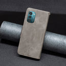 For Nokia G21 / G11 Retro Lambskin Texture Leather Phone Case(Grey)