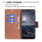 For Nokia G21 / G11 Retro Lambskin Texture Leather Phone Case(Brown)