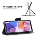 For Samsung Galaxy A23 5G Retro Lambskin Texture Leather Phone Case(Black)