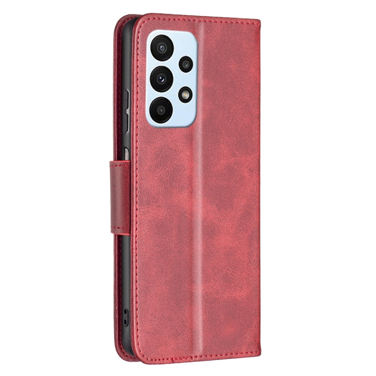 For Samsung Galaxy A23 5G Retro Lambskin Texture Leather Phone Case(Red)