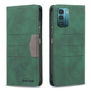 For Nokia G11 / G21 Magnetic Splicing Leather Phone Case(Green)