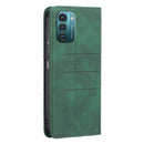 For Nokia G11 / G21 Magnetic Splicing Leather Phone Case(Green)