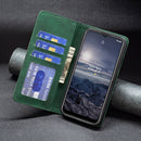 For Nokia G11 / G21 Magnetic Splicing Leather Phone Case(Green)