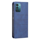 For Nokia G11 / G21 Magnetic Splicing Leather Phone Case(Blue)