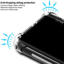 For LG Q60 IMAK All-inclusive Shockproof Airbag TPU Case with Screen Protector(Transparent)