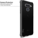 For LG Q60 IMAK All-inclusive Shockproof Airbag TPU Case with Screen Protector(Transparent)