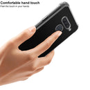 For LG Q60 IMAK All-inclusive Shockproof Airbag TPU Case with Screen Protector(Transparent)
