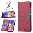 For Samsung Galaxy A23 5G Magnetic Splicing Leather Phone Case(Red)