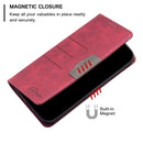 For Samsung Galaxy A23 5G Magnetic Splicing Leather Phone Case(Red)