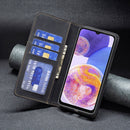 For Samsung Galaxy A23 5G Magnetic Splicing Leather Phone Case(Black)