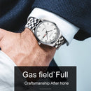 OLEVS 5570 Men Fashion Business Style Waterproof Quartz Watch(Black)