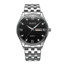 OLEVS 5570 Men Fashion Business Style Waterproof Quartz Watch(Black)