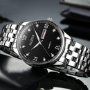 OLEVS 5570 Men Fashion Business Style Waterproof Quartz Watch(Black)