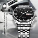 OLEVS 5570 Men Fashion Business Style Waterproof Quartz Watch(Black)
