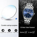 OLEVS 5570 Men Fashion Business Style Waterproof Quartz Watch(White)